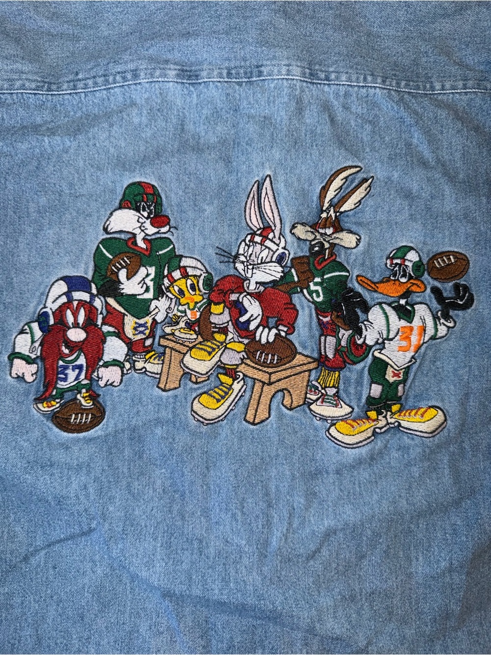 Vintage 1990s Acme Looney Tunes Warner Bros Shirt Taz Bugs Daffy Tweety Kids S